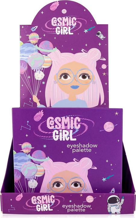 Accentra Lidschattenpalette COSMIC GIRL mit 9 Farben, je 0.6g, VE 10 im Display (COSMIC GIRL)