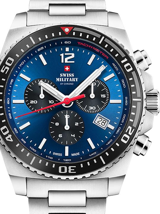 Actual product image Swiss Military Quartz Chronograph (Sports watch, 45 mm)