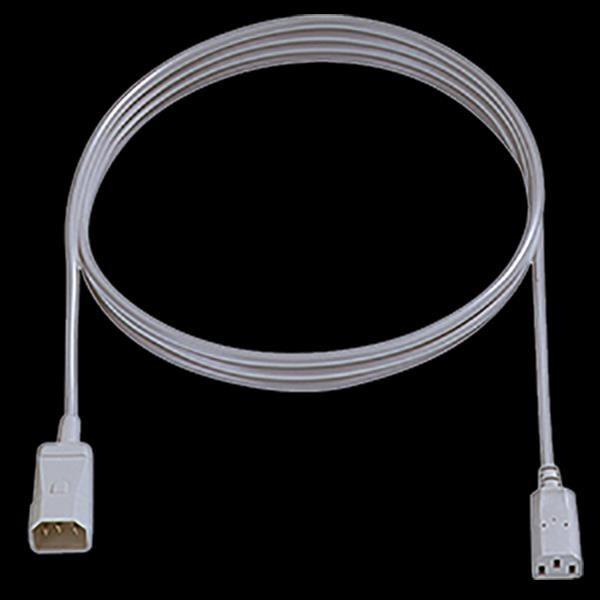 Produktbild Bachmann Power Cord C14 to C13 grey, Extension Cable (0.75 m, C14)