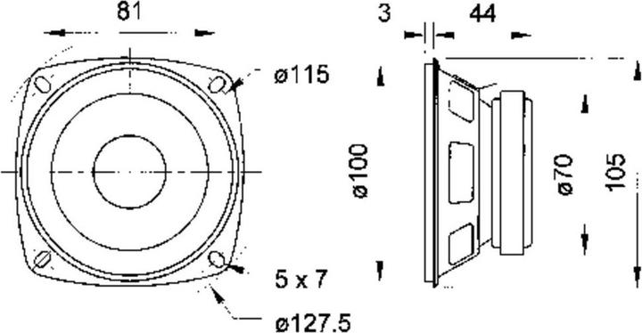 Actual product image Visaton Broadband loudspeaker
