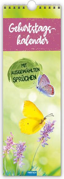 Image du produit Calendrier mural Calendrier d'anniversaire avec une sélection de dictons (Allemand)