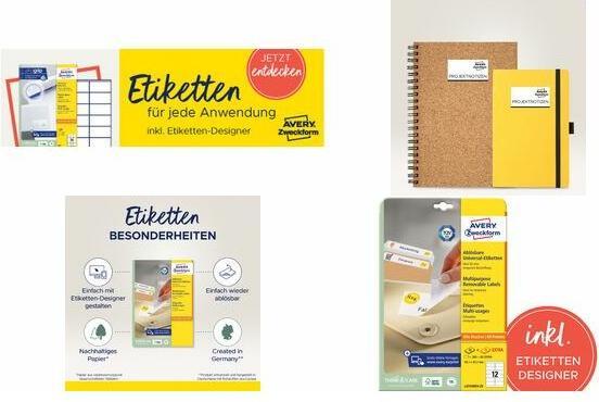 Produktbild Avery Universal-Etiketten