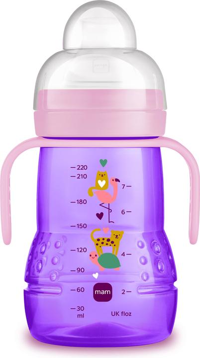 Actual product image MAM Trainer bottle with handle (220 ml)