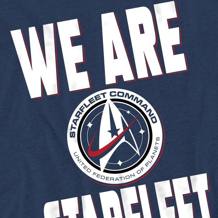 Actual product image Universal Textiles Unisex Adult We Are Starfleet T-Shirt (3XL)
