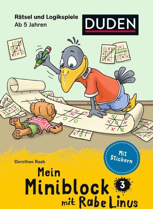 Mein Miniblock mit Rabe Linus - Rätsel und Logikspiele (German, Stefan Leuchtenberg, Dorothee Raab, 2021)