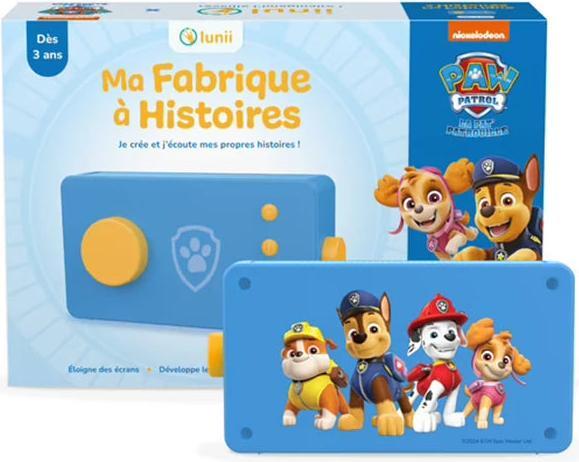 Produktbild Lunii GIFT - Audio Geschichtenerzähler Ma Fabrique à Histoires Paw Patrol, Französische Version - Blau (Französisch)