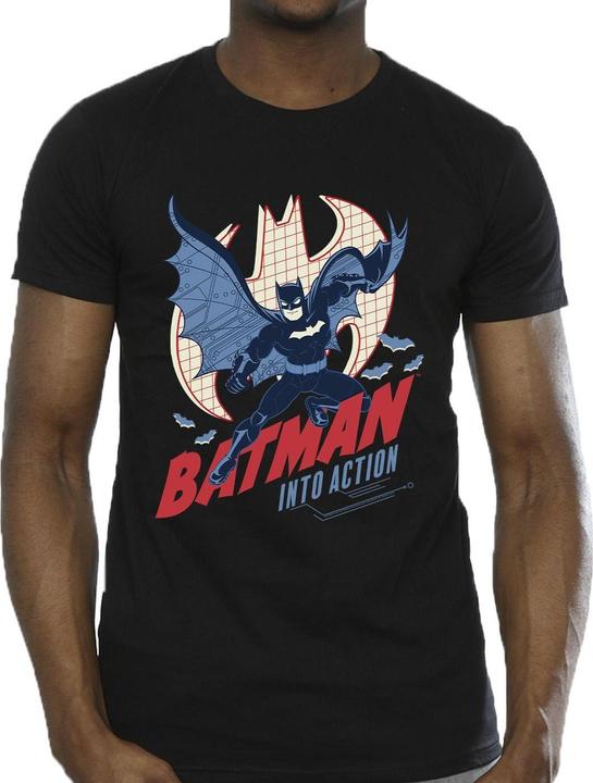 Image du produit - T-shirt BATMAN INTO ACTION - Homme (XXL)