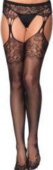 Actual product image Leg Avenue Tear Drop Garterbelt Stockings (One size)