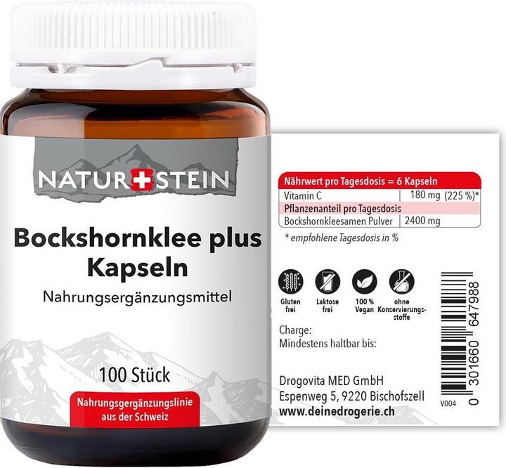 Immagine prodotto Naturstein Fieno greco plus (100 Pezzo/i, Pillole, 154 g)