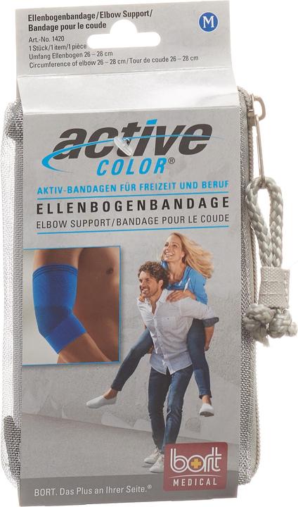 Produktbild Bort Medical ActiveColor Ellenbogenbandage M -28cm blau (M)