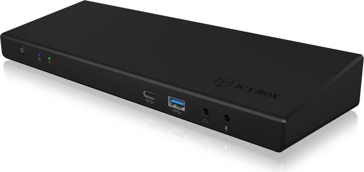 Produktbild Icy Box Dockingstation Notebook USB-C -> 3x Videoausgabe 60H (USB-C, 14 Ports)