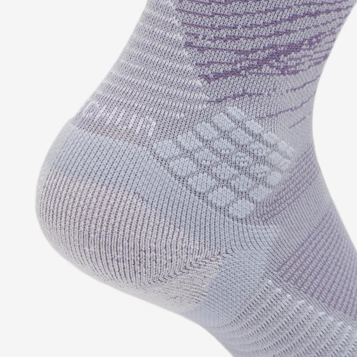 Produktbild Quechua Wandersocken hoch 2 Paar - Hike 500 grau/orange (39, 42)