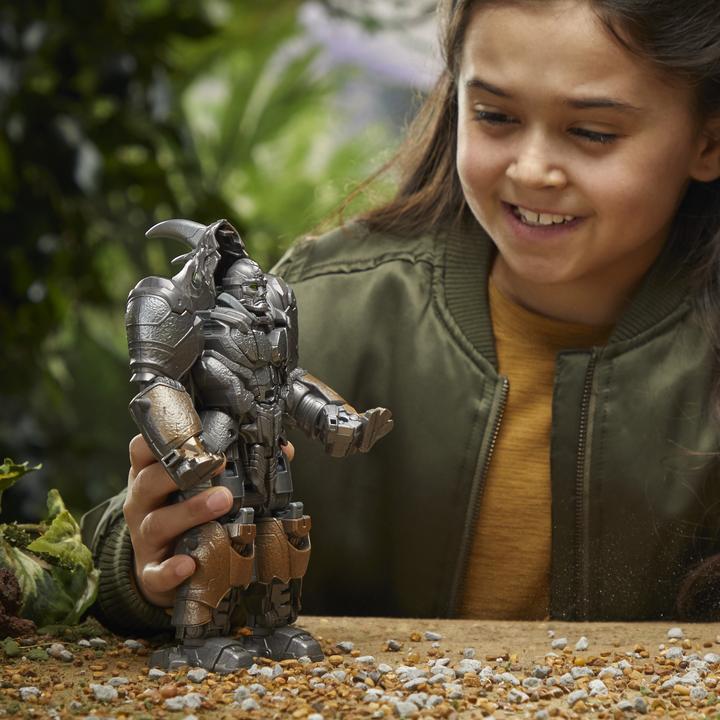 Actual product image Transformers Rise of the Beasts Smash Changer Rhinox