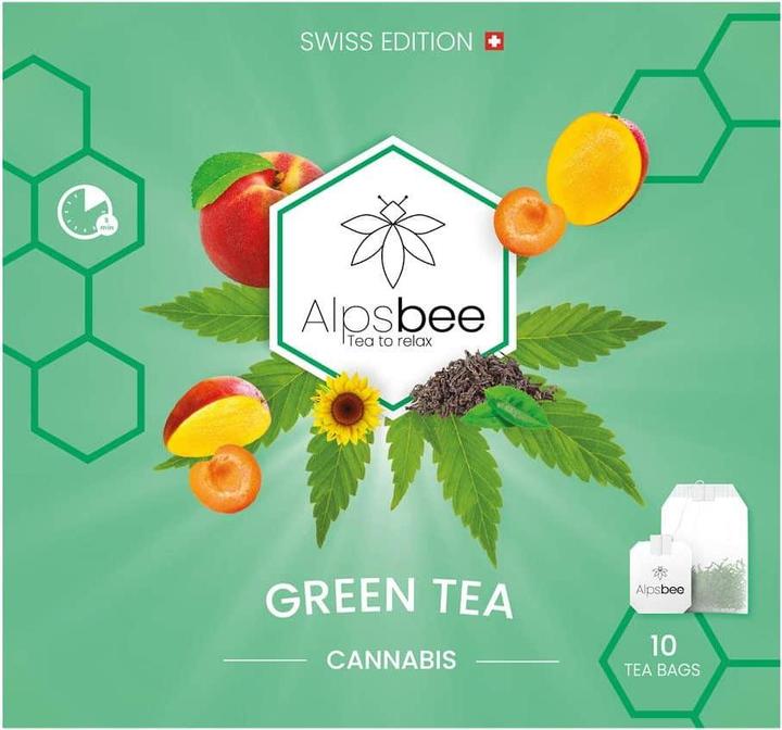Actual product image AlpsBee CBD Green Tea (28 g)