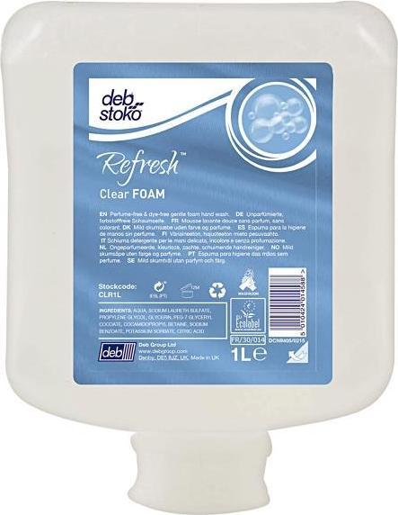 Produktbild Stoko Schaumseife Clear FOAM Pure 1 l passend für 4707 020 186 ohne Duft-/Farbstoffe (Flüssigseife, 1000 ml)