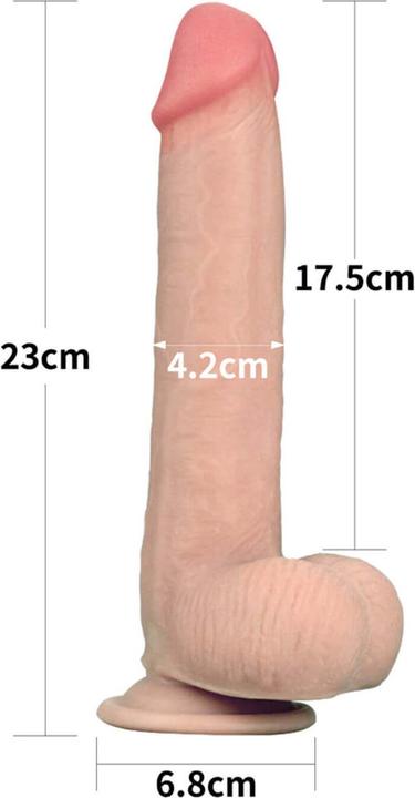 Actual product image Lovetoy Sliding Skin Dildo