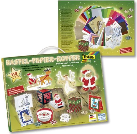 Produktbild Folia Bastelkoffer Weihnachten