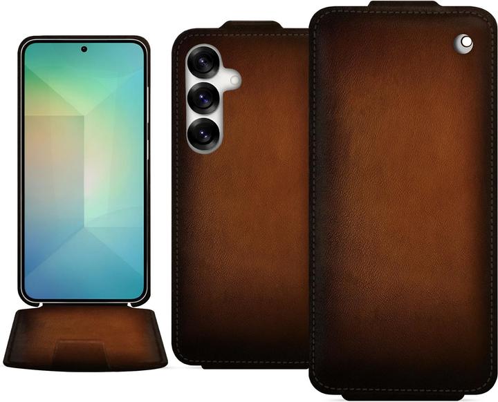 Actual product image Noreve Vertical leather shell (Samsung Galaxy S25 Edge)