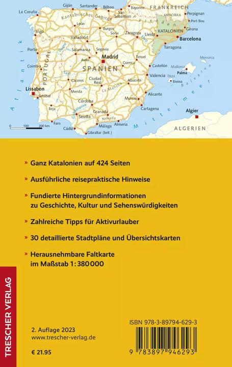 Image du produit Reiseführer Katalonien (Allemand, Jens Wiegand, 2023)