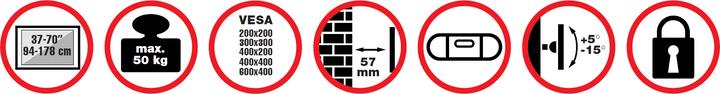 Produktbild Reflecta PLANO Slim 60-6040T (Wand, 60", 50 kg)
