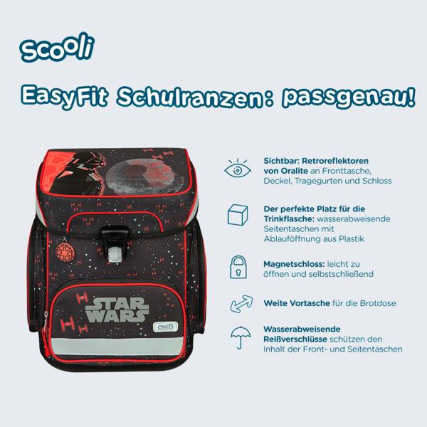 Image du produit Scooli Set d'école 5 pièces Star Wars (18 l)