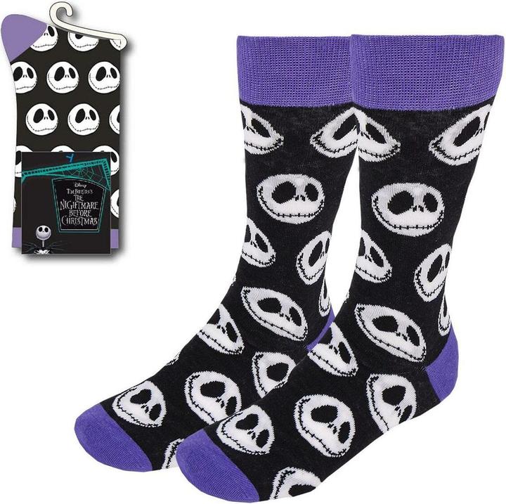 Actual product image Cerdá Nightmare before Christmas socks Jack's Face Purple 38-45 (Single pack, 38 - 45)