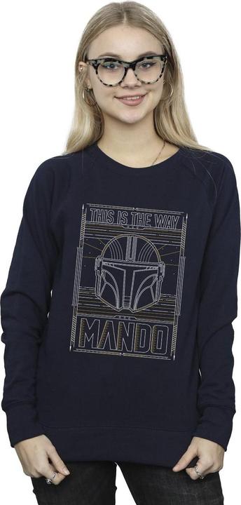 Image du produit Star Wars - Sweat THE MANDALORIAN THE WAY OUTLINE HELM - Femme (L)
