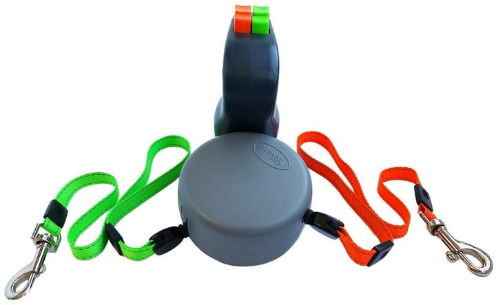 Actual product image Wigzi Dog Leash Dual Doggie 2.0 Grey (One size, Dog, General)