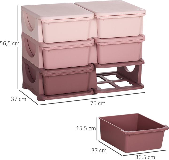 Image du produit Homcom Organisateur de jouets