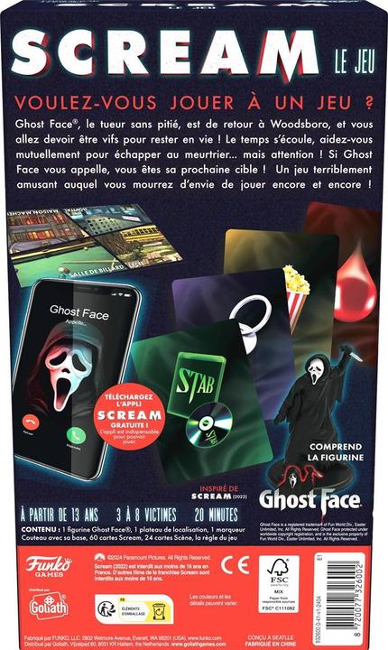 Image du produit Funko Scream (Français)