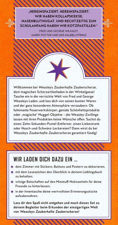 Produktbild Panini Harry Potter: Weasleys Zauberhafte Zauberscherze - Fantastische Objekte aus der Zauberwel (Deutsch, Jody Revenson, 2024)