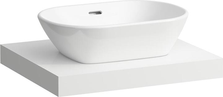Actual product image Laufen Lani vanity top, one cutout center, 585x495x65mm, H404641112