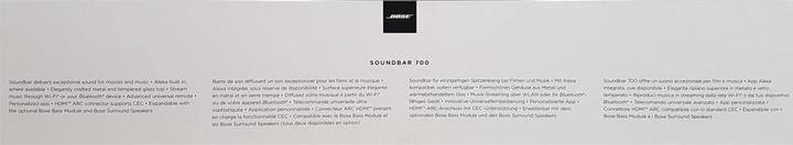 Produktbild Bose Soundbar 700 (2.1 Kanal)