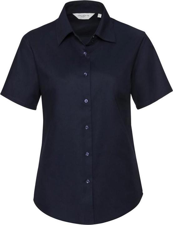 Produktbild Russell Collection Easy Care Oxford Bluse Kurzarm (M)