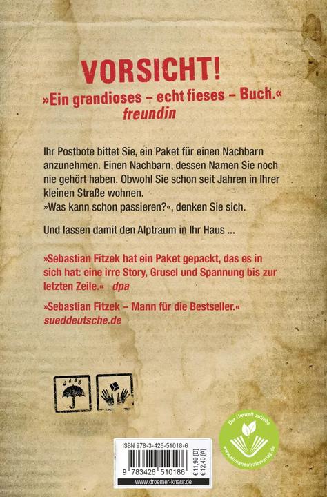 Das Paket (German, Sebastian Fitzek, 2018)