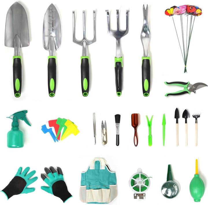 Image du produit Hermex Set d'outils de jardinage 41 pièces avec sac Entretien du jardin Outils de jardinage