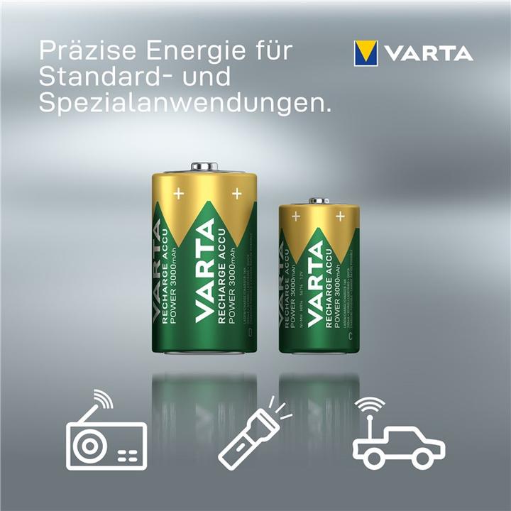 Image du produit Varta Recharger Accu Power (2 pcs, D, 3000 mAh)