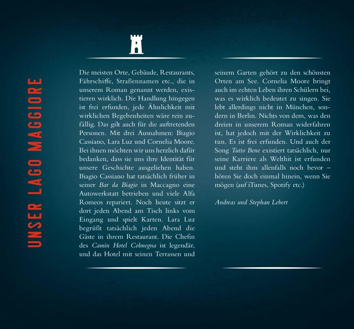 Image du produit Tutto Bene Un grand thriller du lac (Allemand, Andrea Di Stefano)