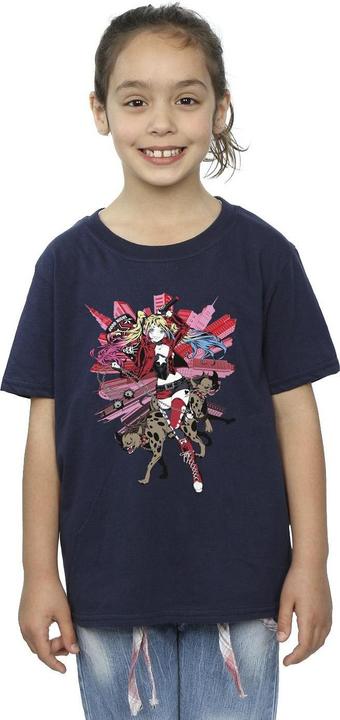 Image du produit - T-shirt HARLEY QUINN HYENAS - Fille (140, 146)