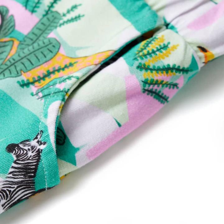 Actual product image VidaXL Children's shorts with drawstring Light mint green 140,Material (140)