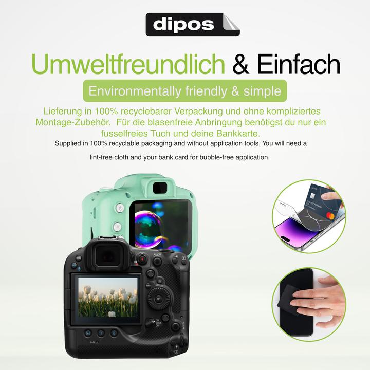 Actual product image Dipos Screen Protector Anti-Glare for Canon PowerShot SX740 HS Lite (Screen protector)