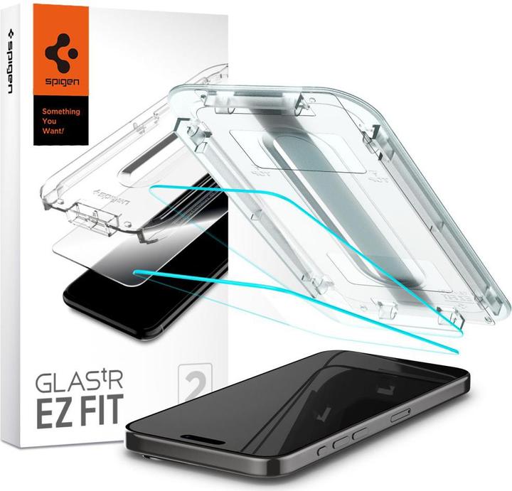Spigen Glas.TR EZ Fit (1 pièce(s), Apple iPhone 15 Pro Max)
