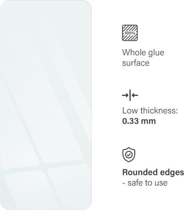 Immagine prodotto Générique Vetro temperato per Xiaomi Redmi Note 12 Pro+ (9H, 0,33mm) - Blister (1 Pezzo/i, Xiaomi Redmi Note 12 Pro+)