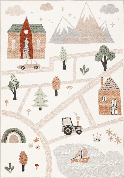 Pergamon Kinder Teppich Softstar Kids Little City (80 x 150 cm)