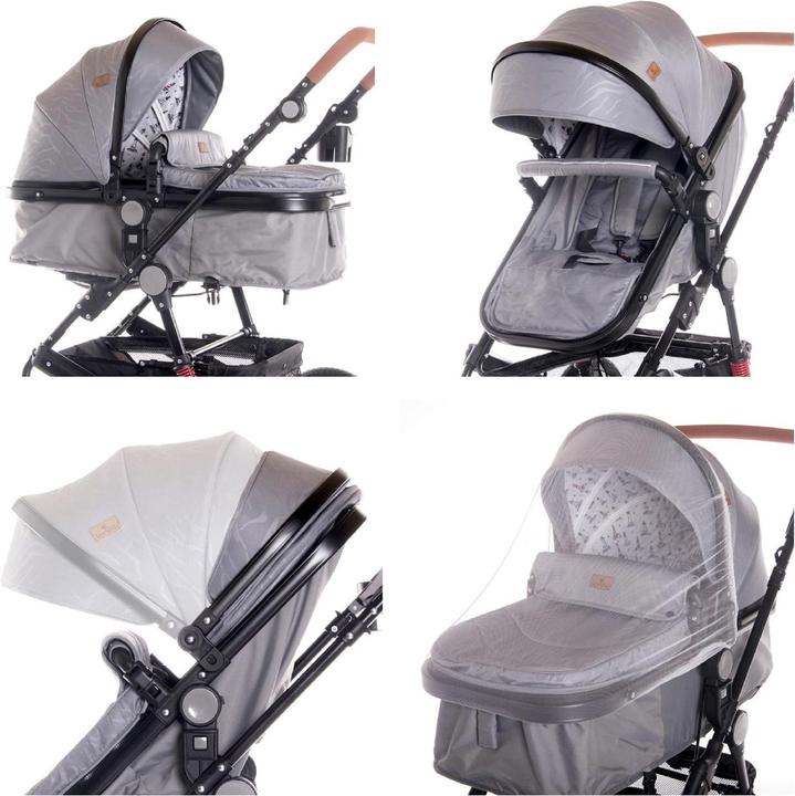 Produktbild Lorelli Kinderwagen Lora Gummiräder