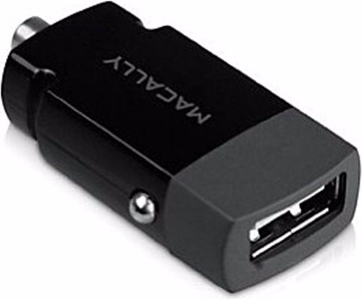 Produktbild Macally USB Car Charger 1.0A für iPhone & iPod - Grau/Schwarz