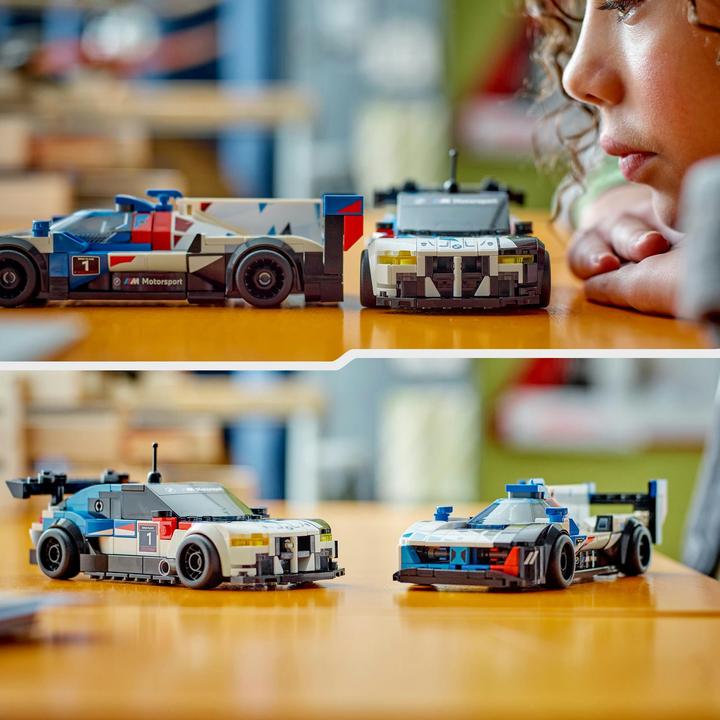 Produktbild LEGO BMW M4 GT3 & BMW M Hybrid V8 Rennwagen (76922, LEGO Speed Champions)