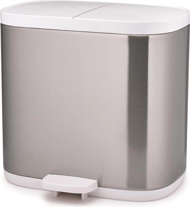Produktbild Joseph Joseph Split Steel Trenn-Abfallbehälter, 2x3l, 27x18x28.4cm (6 l)