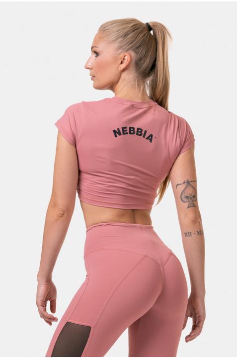 Produktbild Nebbia Short Sleeve Sporty Crop Top 584 old rose (S)