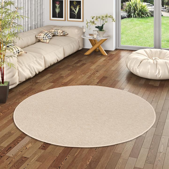 Actual product image Snapstyle Nature Sisal Look Carpet Taff Round (Round)